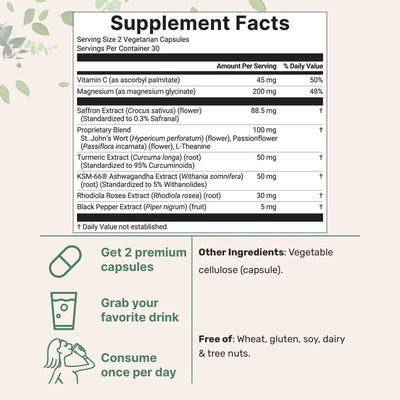 Alleria® Saffron+ Advanced Capsules
